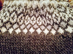 Aran weight fairisle