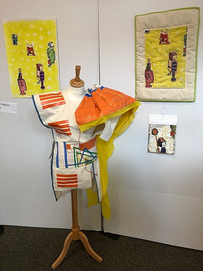 Robots quilt and Maria's tunic